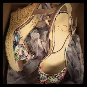 Jessica Simpson wedge heels